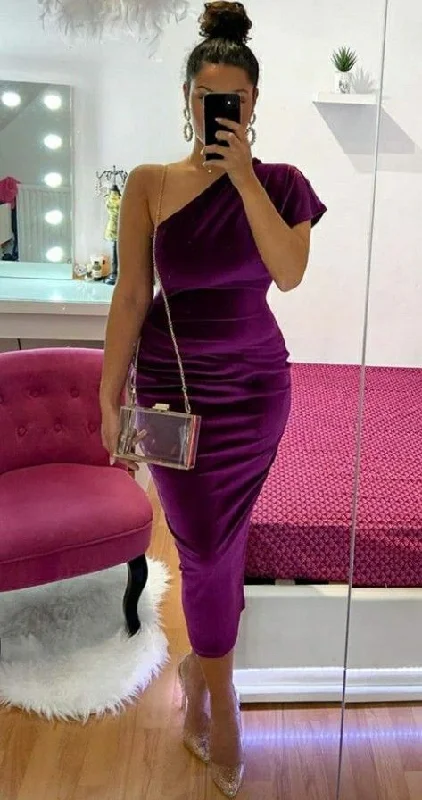 Women's Outdoor Attire Purple evening dress , women fashion dresses, prom gown      S1216