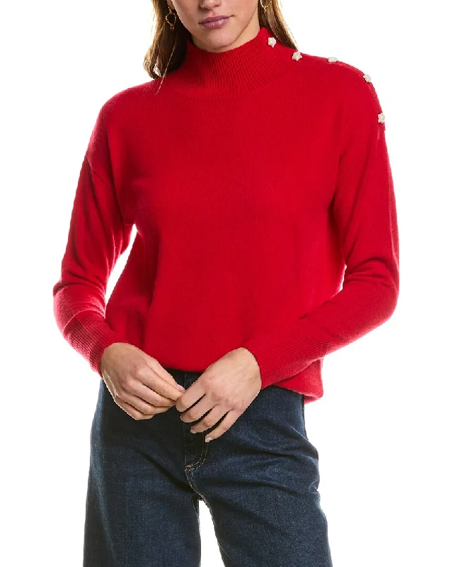 Affordable Women's Apparel Kier + J Turtleneck Cashmere Sweater