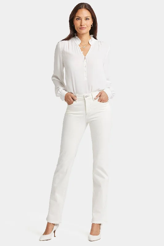 Women's Garments Marilyn Straight Jeans - Winter White