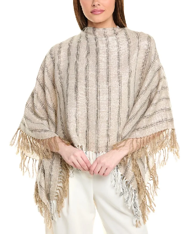 Outfits For Women Brunello Cucinelli Linen-Blend Poncho