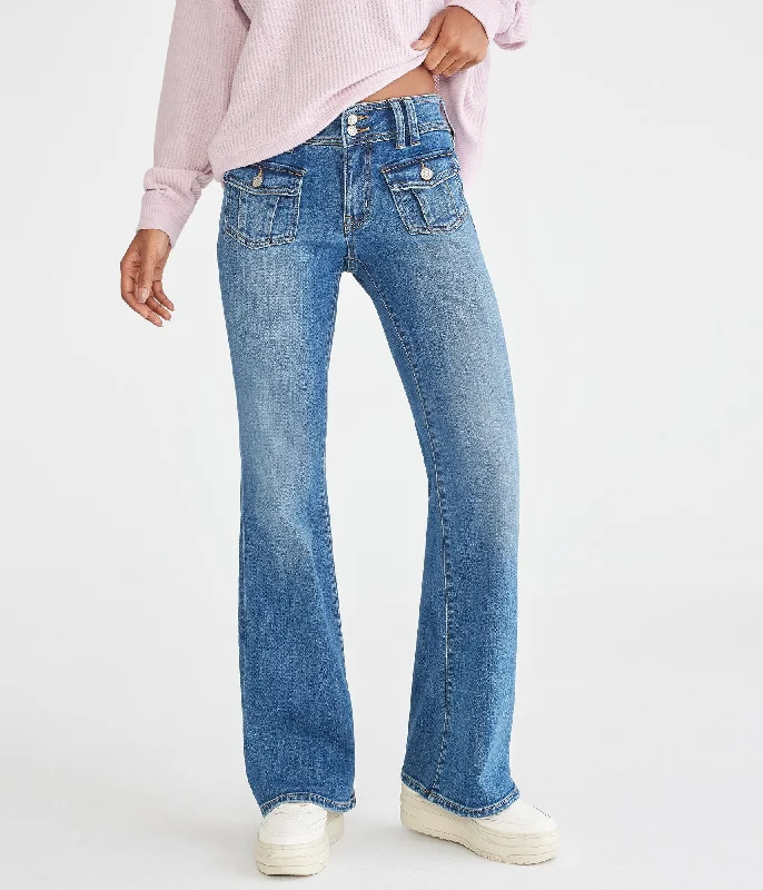 Clothing Sale Aeropostale Flare Low-Rise Jean