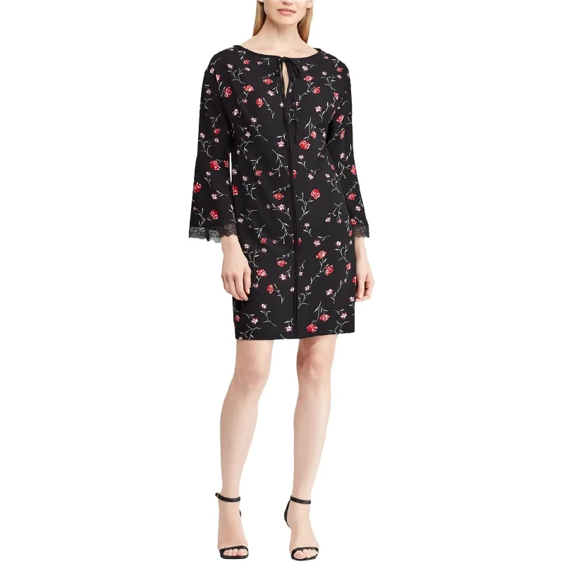 Women's Chic Outerwear Attire American Living Womens Floral Shift Dress