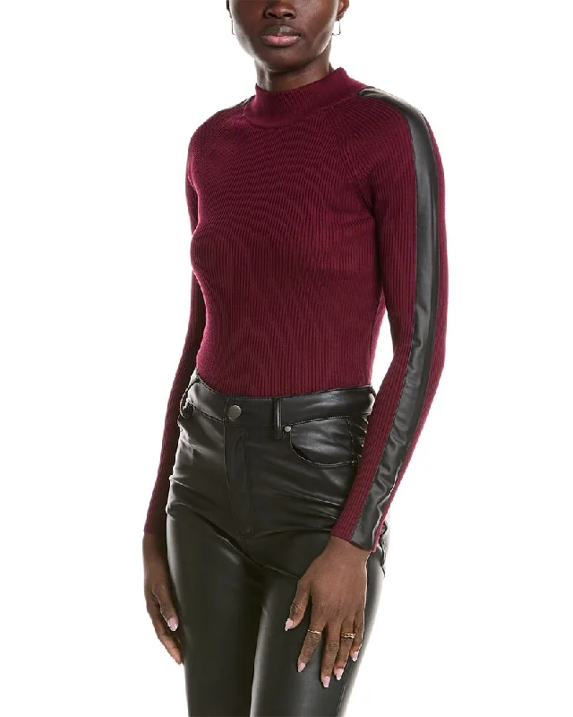 Bundle Offer T Tahari Ribbed Mock Neck Sweater