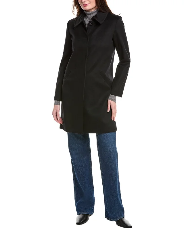 Women's Comfy Attire For Lounging sofiacashmere Modern Luxe Wool & Cashmere-Blend Coat