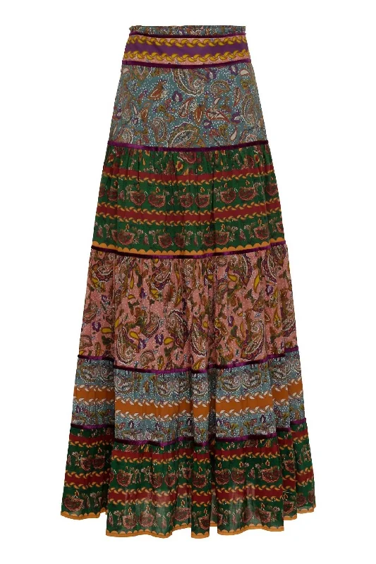 Women's Seasonal Wardrobe Clothing Catalina Skirt In Paisley Multi