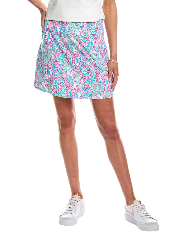 Vintage-Inspired Women's Apparel IBKUL Layered Skort