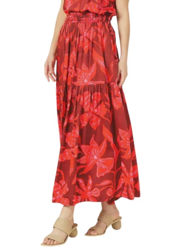 Women's Attire Rosalita Maxi Skirt In Lia Macaw