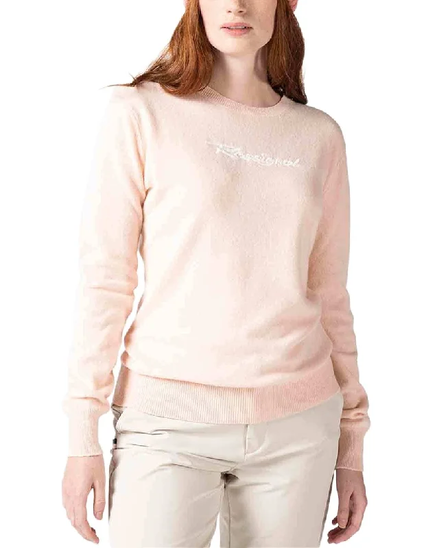 Women's Trendy Activewear Apparel Rossignol Signature Knit Wool & Cashmere-Blend Sweater