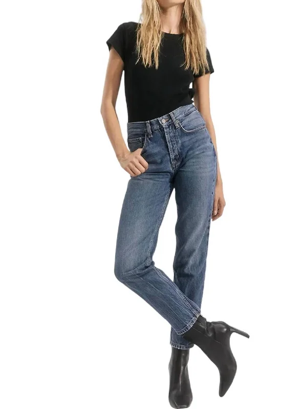 Women's Relaxed Outfit Melrose Jeans In Pacific