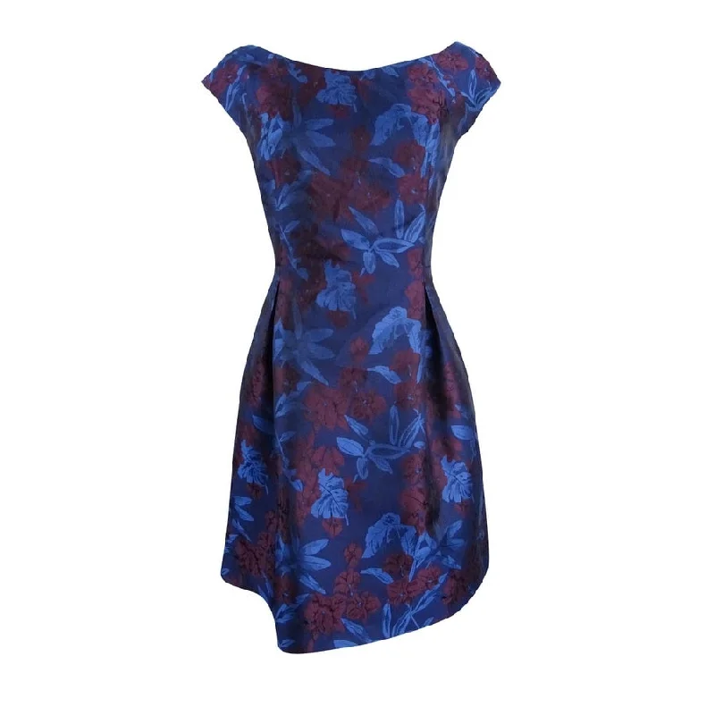 Women's Sports Apparel Tommy Hilfiger Women's Floral-Print Fit & Flare Dress