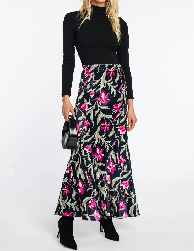 Women's Evening Wear Attire Serena Skirt In Iris