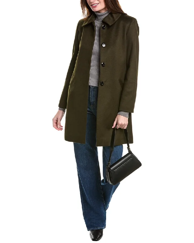 Stylish Women's Attire sofiacashmere Modern Luxe Wool & Cashmere-Blend Coat