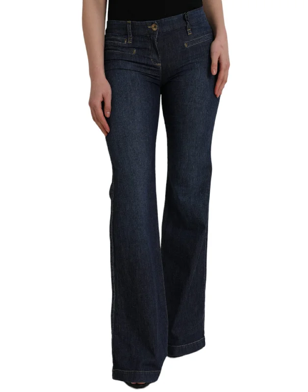 Classic Women's Clothing Styles PLEIN SUD   Cotton Bootcut  Women's Jeans