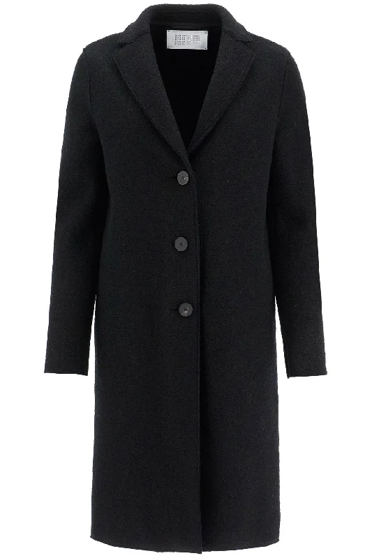 Women's Cozy Winter Attire Harris Wharf London Women's Single-Breasted Wool Coat In Boiled