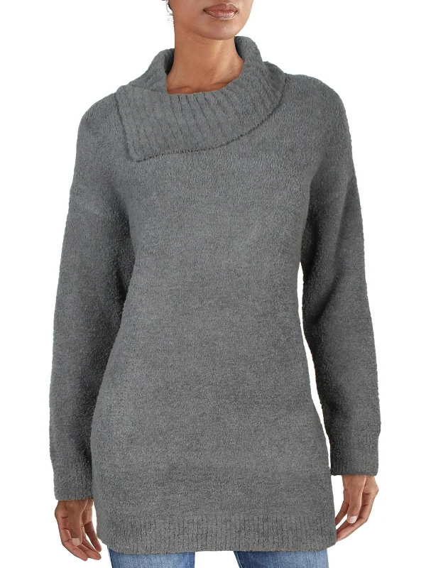 Women's Formal Apparel Cozychic Womens Cowl Neck Long Sleeve Pullover Sweater