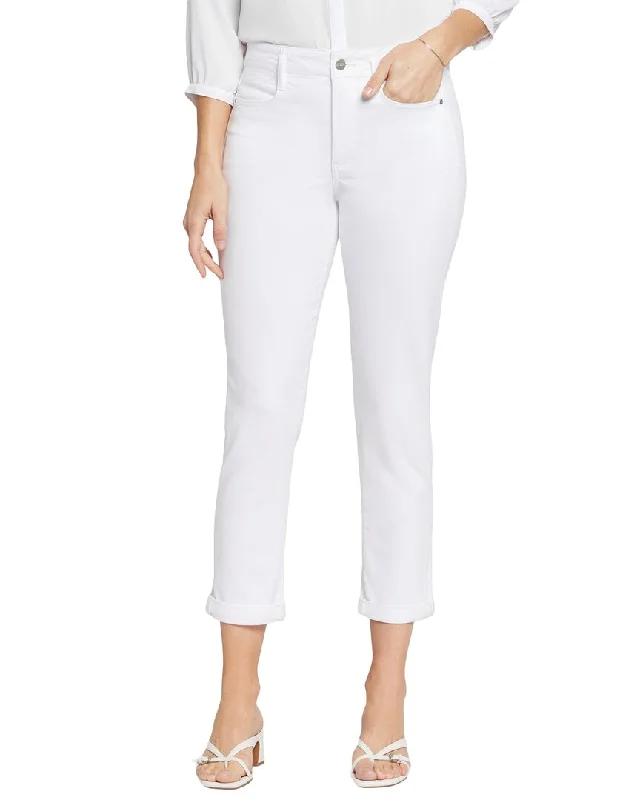 Sale Clearance NYDJ High-Rise Girlfriend Optic White Jean