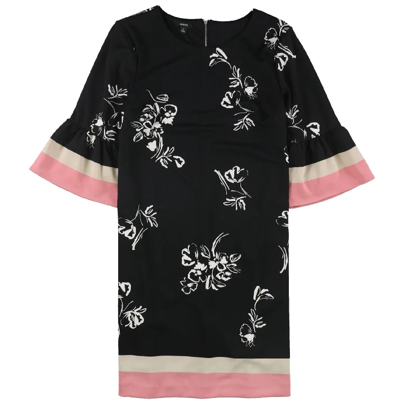 Comfortable Outfit For Women Alfani Womens Floral Print Scuba Dress