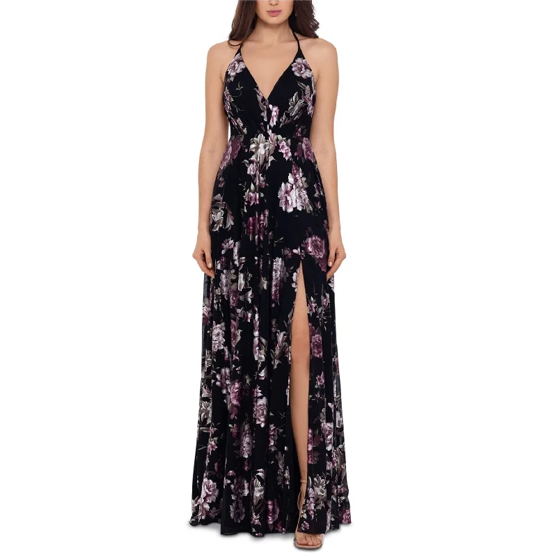 Chic Women's Clothing Online Betsy & Adam Womens Floral Gown Dress