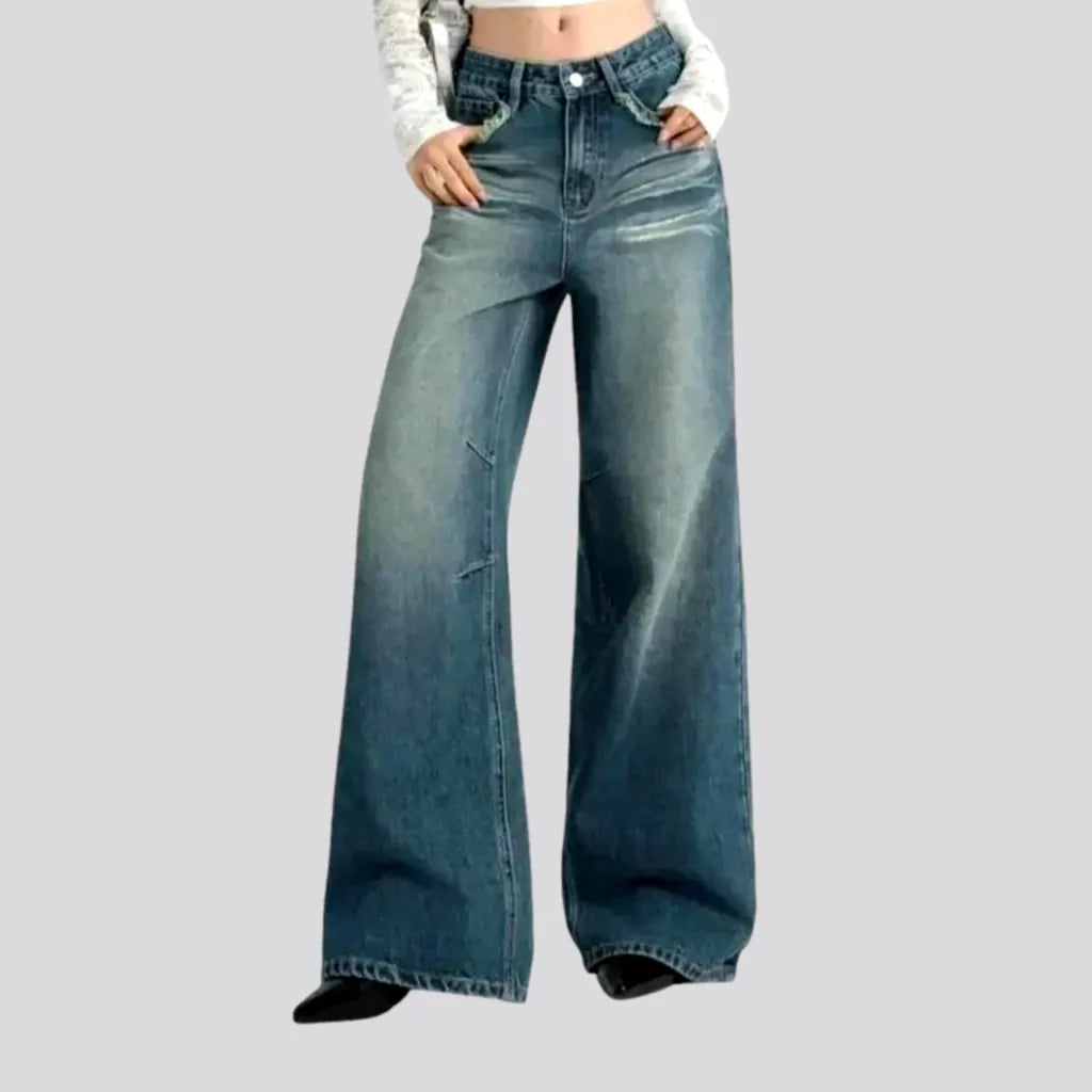 Women's Clothes And Garments High rise flared 90s women's jeans