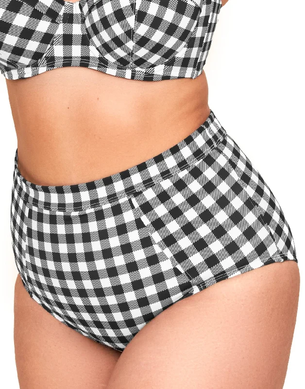 Online Boutiques Clothing Vivien Women's Plus-Size Swimwear High Waist Bikini Bottom